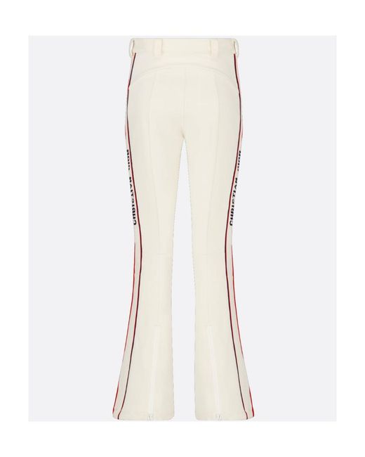 Dior White Horn Casual Pants