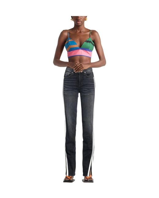 Rag & Bone Blue Slim-Fit Jeans