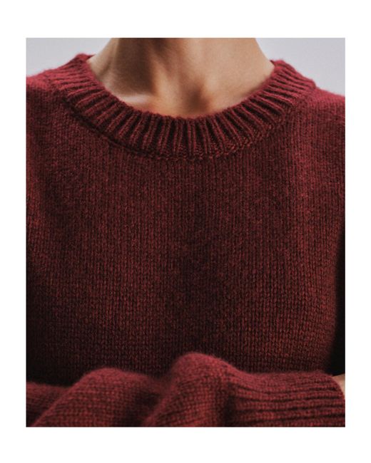 The Row Red Long-Sleeved Sweater