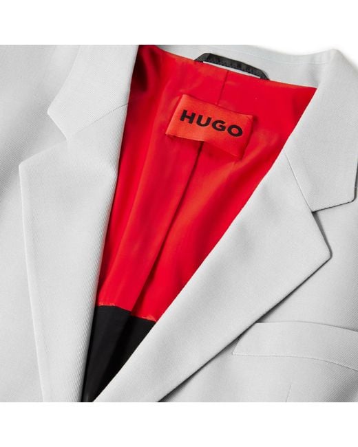 Boss White A Sharp-Cut Suit for men
