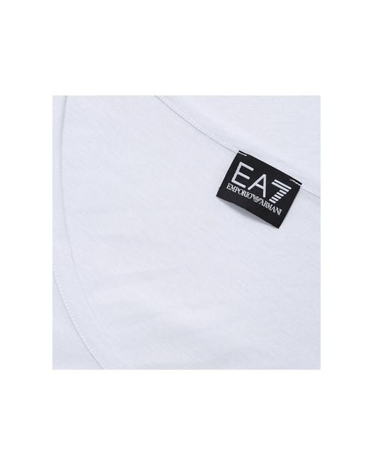 Emporio Armani White Logo Printed T-Shirt