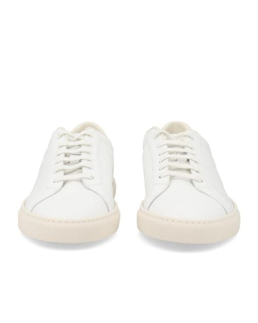 Common Projects White Achilles Slim Retro Low-Top Sneakers for men