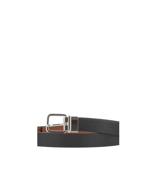 Gianni Chiarini White Reversible Leather Belt
