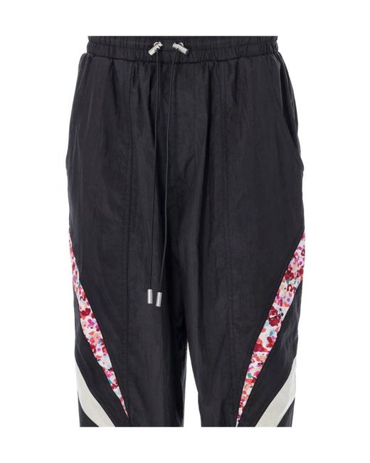 Isabel Marant Black Dexton Patchwork Pants