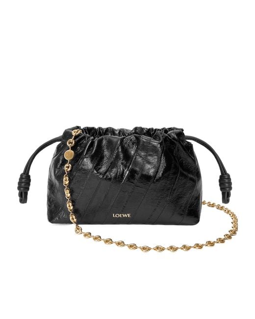 Loewe Black Mini Flamenco Purse