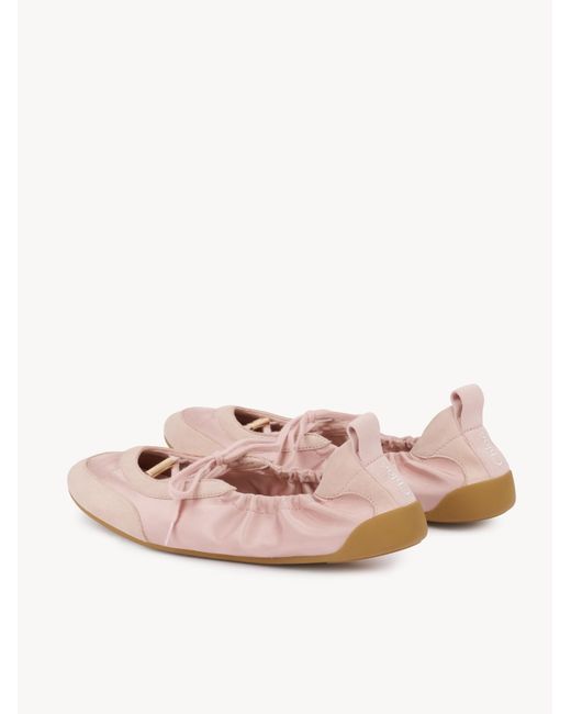 Chloé Pink Kick Ballerina Sneaker