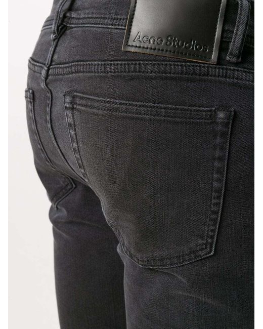 Acne Black Skinny Jeans for men