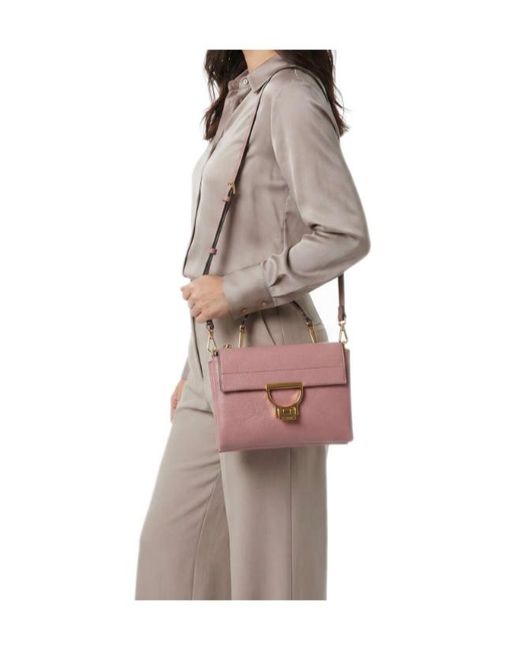 Coccinelle Pink Top Handle Shoulder Bag
