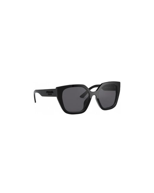 Prada Multicolor Logo Cat Eye Frame Sunglasses