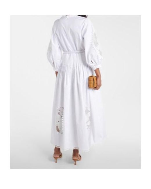 Oscar de la Renta White Maxi Dress