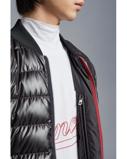 Moncler Black Arroux Down Bomber Jacket for men