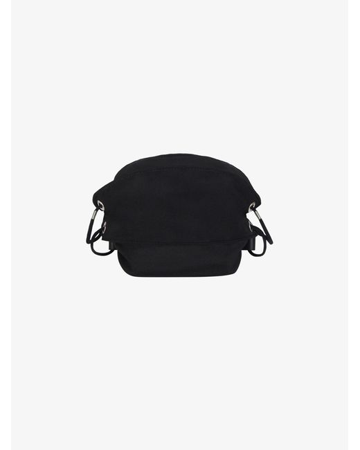 Givenchy Black Eyelet-Detail Face Mask for men