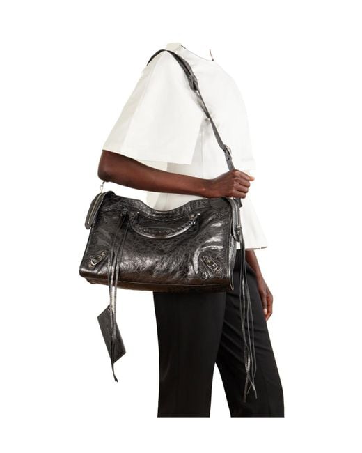 Balenciaga Black Le City Bag Medium