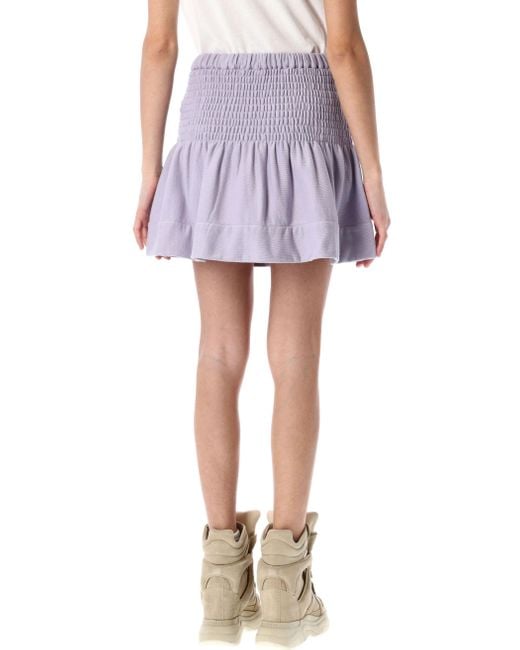 Isabel Marant Blue Isabel Marant Étoile Pacifica Flared Mini Skirt