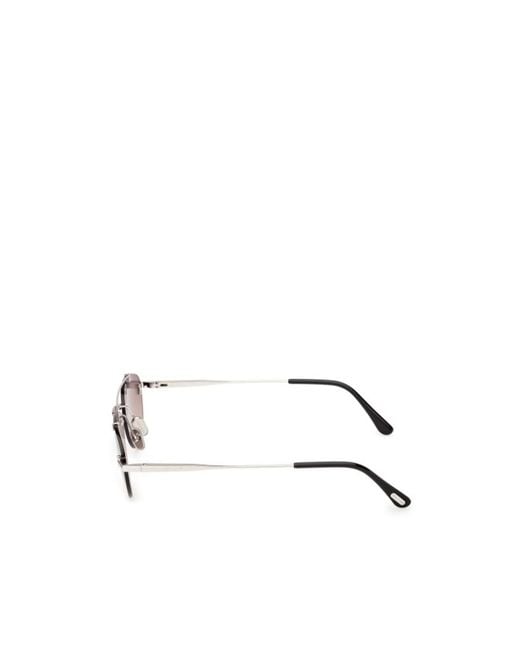 Tom Ford Multicolor Eyewear Pilot Frame Sunglasses for men