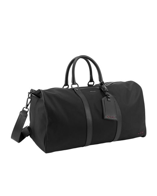 Kiton Black Tubular Duffel Bag for men