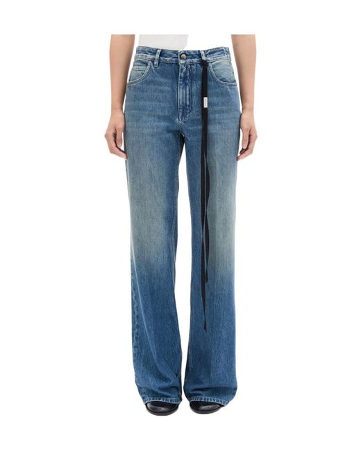 Ann Demeulemeester Blue Vive 5-Pocket Jeans