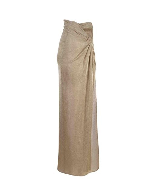 GIUSEPPE DI MORABITO Natural Metallic Knot Skirt