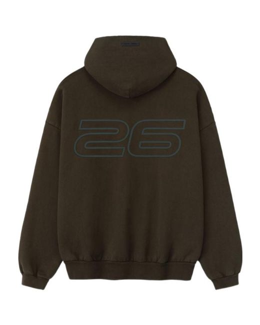 Fear Of God Green Heavy Fleece 90S Hoodie for men