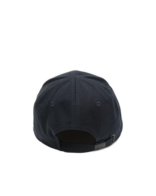 C P Company Blue Logo Embroidered Baseball Cap for men