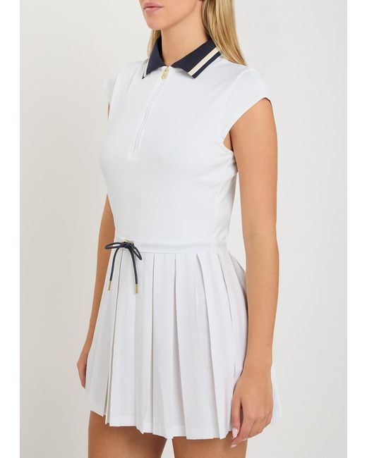 Varley White Slim-Fit Sports Dress