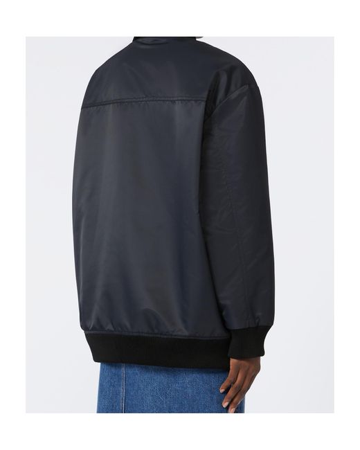 Sportmax Black Agape Button Detailed Coat