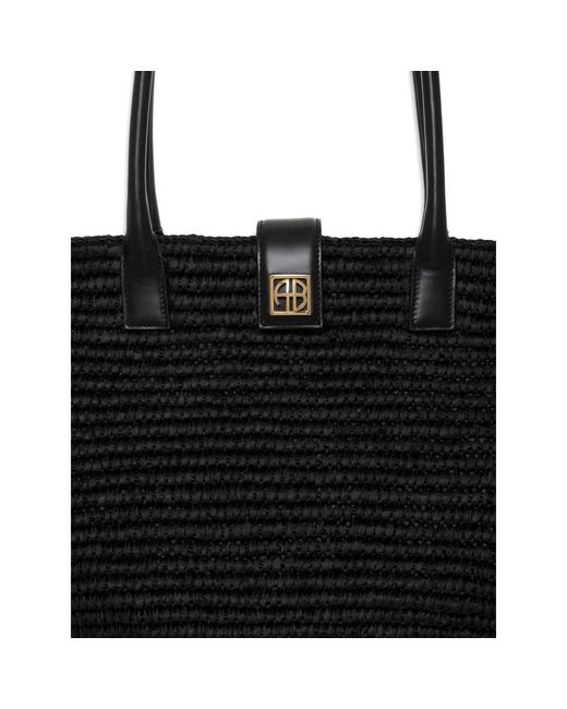 Anine Bing Black Lou Tote Bag