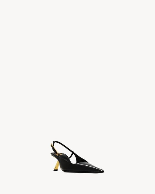 Saint Laurent Multicolor Lee Slingback Pumps