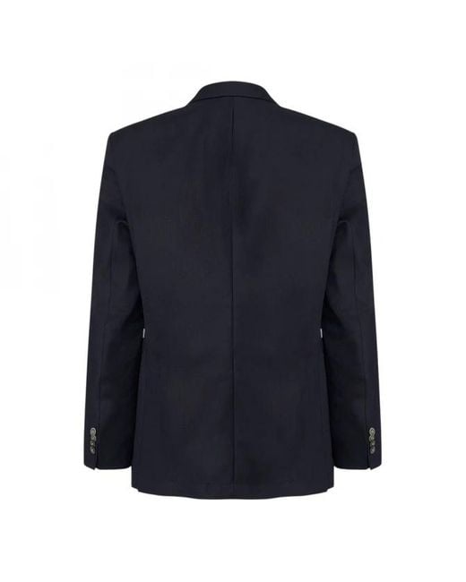 Boss Blue Long-Sleeved Suit Jacket for men