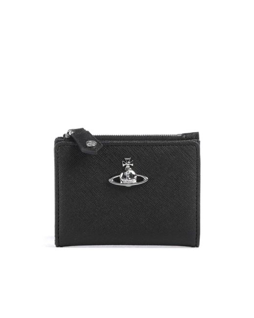 Vivienne Westwood Black Zipped Wallets for men