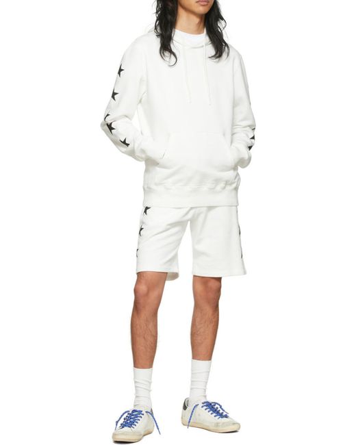 Golden Goose Deluxe Brand White Cotton Star-Motif Track Pants for men
