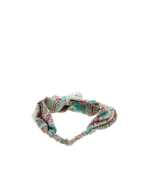 Etro White Logo Hair Accessories