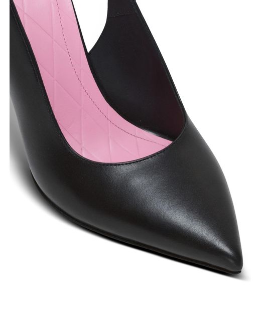 Balmain Black Eva Slingbacks