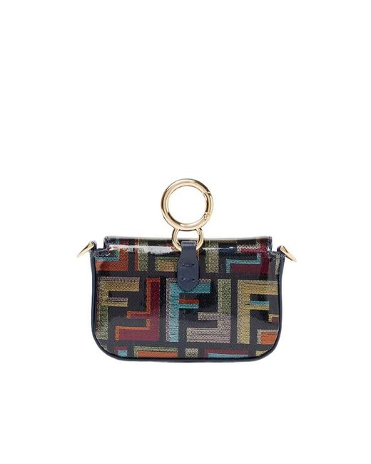 Fendi White Nano Baguette Charm