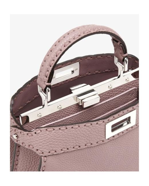 Fendi Pink Peekaboo Iseeu Small Tote Bag