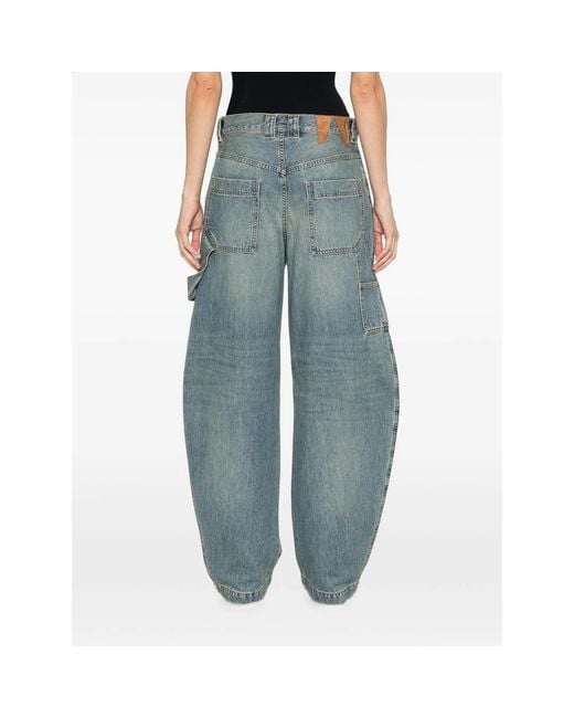 DARKPARK Blue Tapered-Leg Jeans