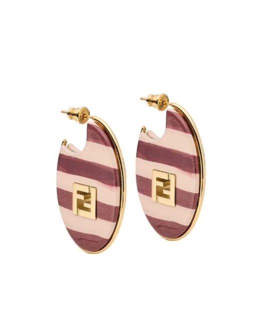 Fendi Pink Forever Earrings