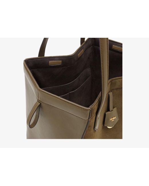 Fendi Brown Origami Medium Tote Bag