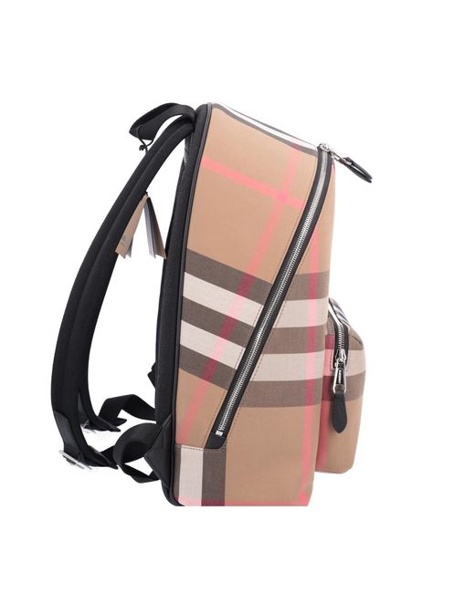 Burberry Multicolor Check Backpack
