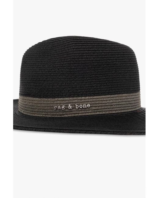 Rag & Bone White Logo Hat