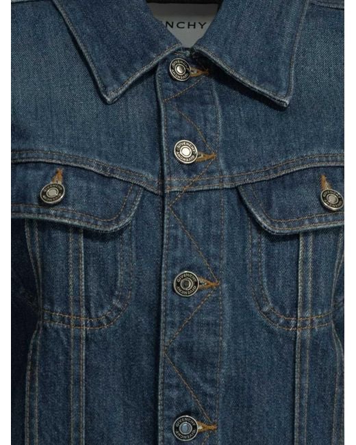 Givenchy Blue Buttoned Jacket