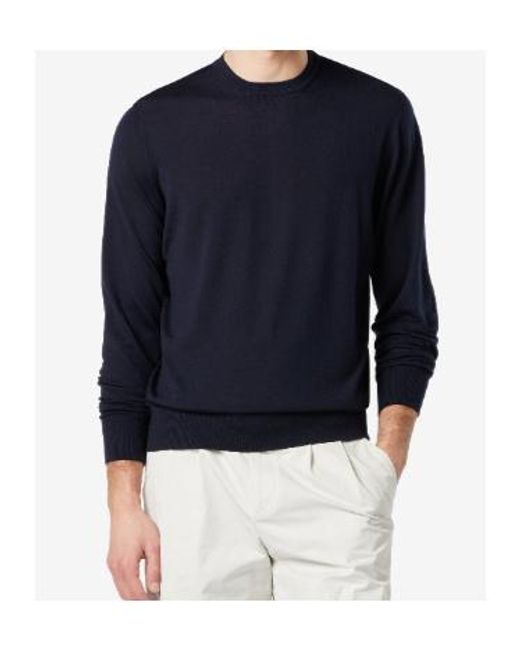 Sease Blue Lasca Crewneck Jumper for men
