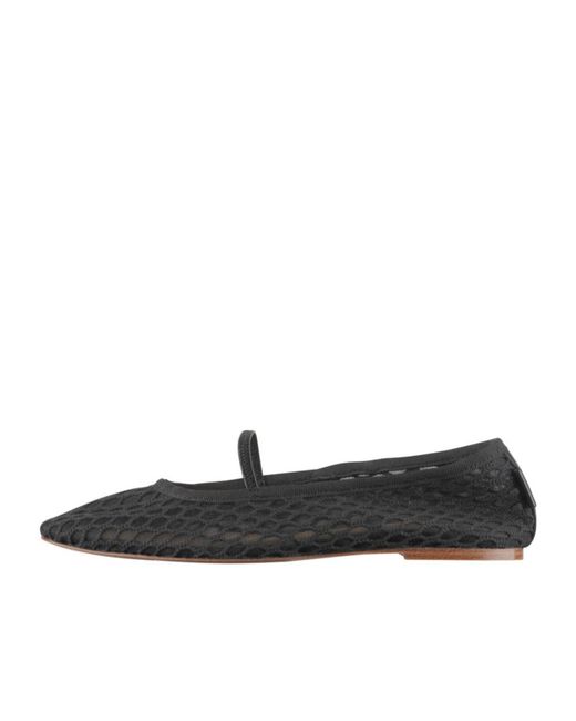 A.P.C. Black Swan Round Toe Ballerinas