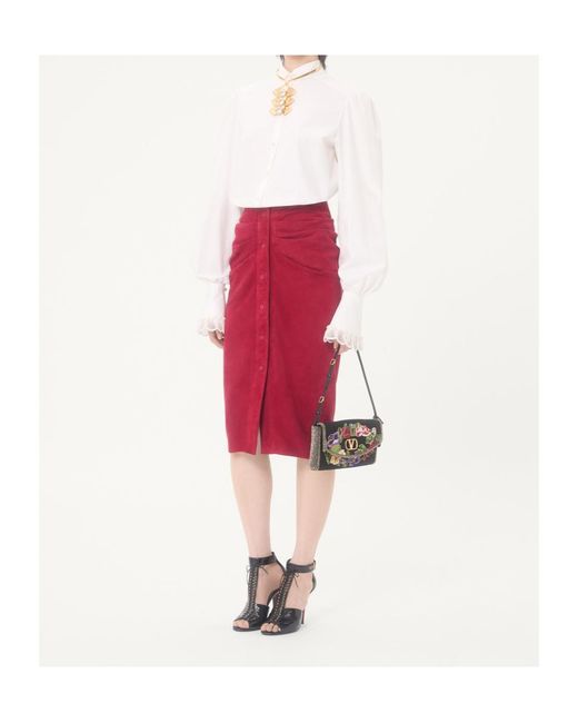 Valentino White Button-Up Long-Sleeved Shirt