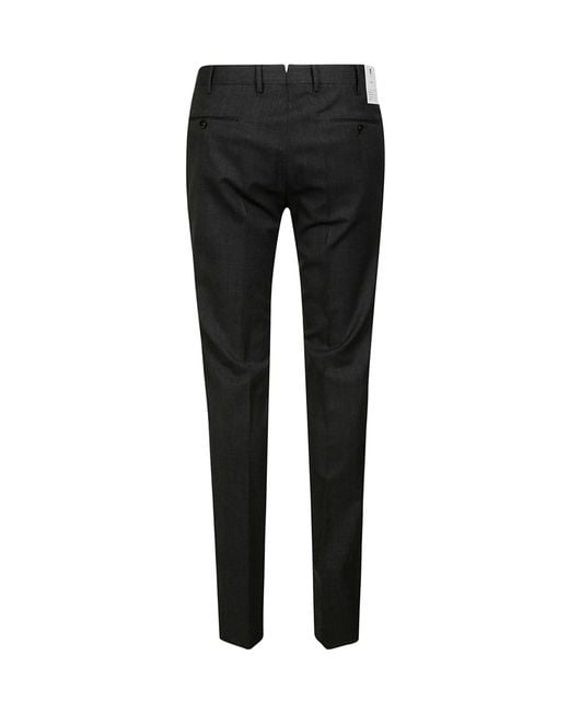 Pt Pantaloni Black Pt Torino Slim Fit Dress Pants for men