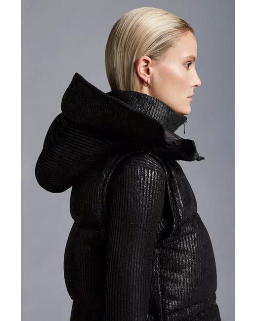 Moncler Black Mergule Down Gilet