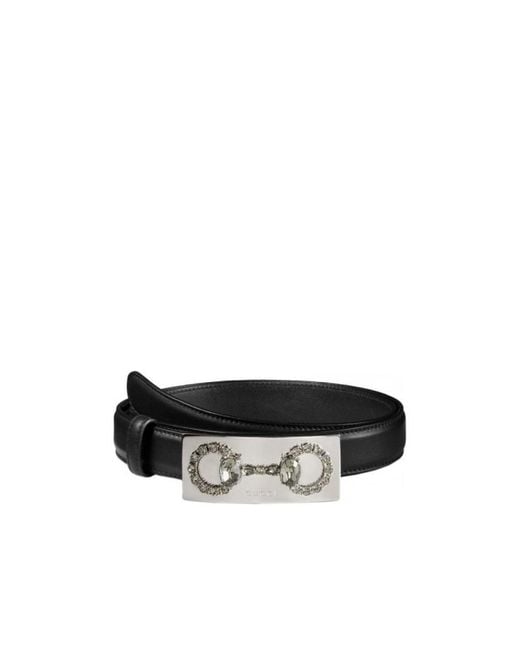 Gucci Black Logo Belt