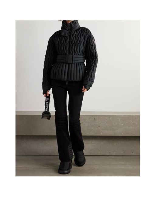Moncler Black Long-Sleeved Down Jacket