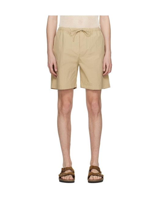 Nanushka Natural Elasticated-Waist Shorts for men