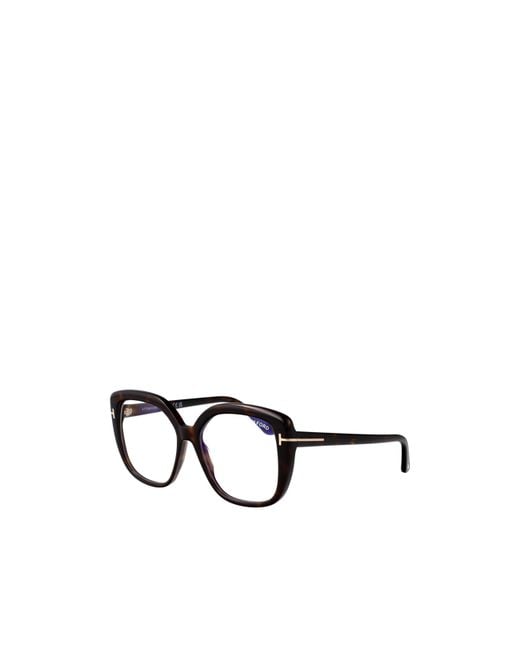 Tom Ford White Eyewear Square Frame Glasses